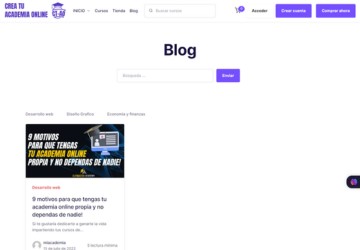 Plataforma de Academia con Tutor LMS